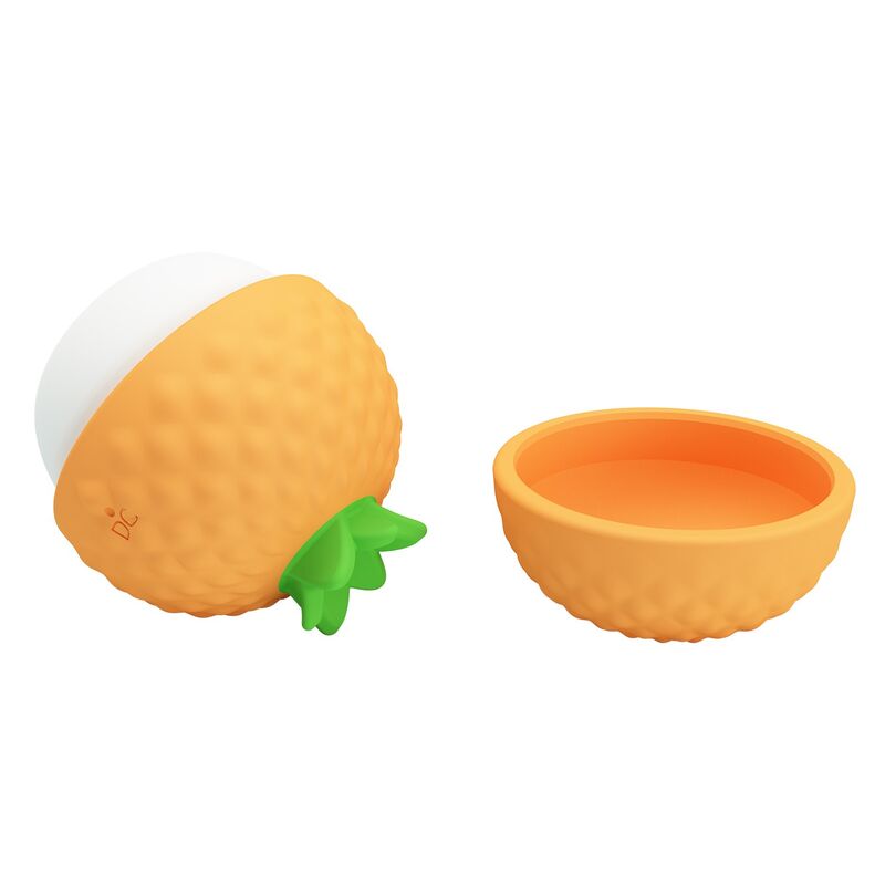 PRETTY LOVE - ESTIMULADOR CLITORIANO RECARREGÁVEL COM SUCÇÃO E IMPULSÃO, LARANJA