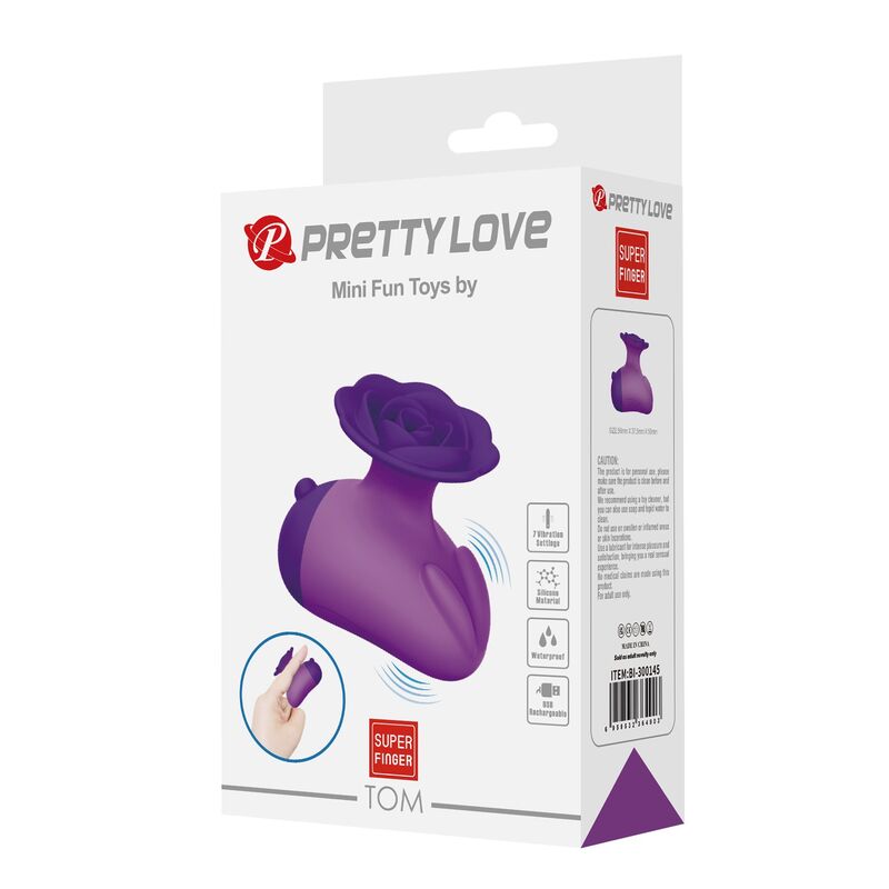 PRETTY LOVE - ESTIMULADOR CLITORIAL RECARREGÁVEL COM 7 MODOS - ROXO