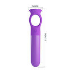 PRETTY LOVE - MINI VIBRADOR MASSAGEADOR RECARREGÁVEL GIANA ROXO