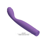 PRETTY LOVE - VIBRADOR HENRY FLEXÍVEL PARA PONTO G ROXO