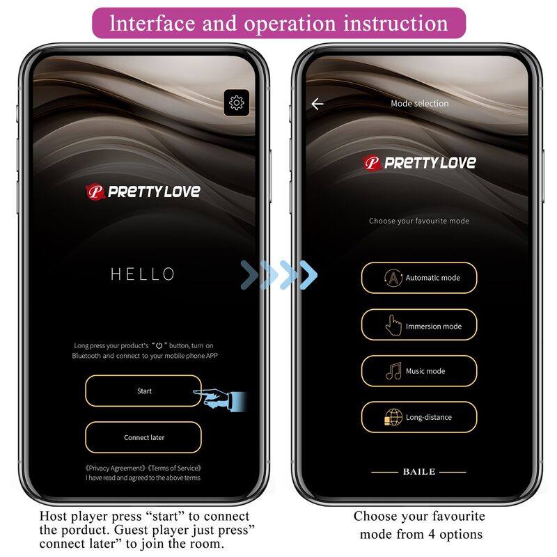 PRETTY LOVE - OVO VIBRATÓRIO COM CONTROLE POR APLICATIVO PULSEN, 12 FUNÇÕES, RECARREGÁVEL VIA USB, VERDE-AMARELO