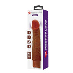 PRETTY LOVE - VIBRADOR REALISTA LEONARDO 20 CM Ø 4 CM MARROM