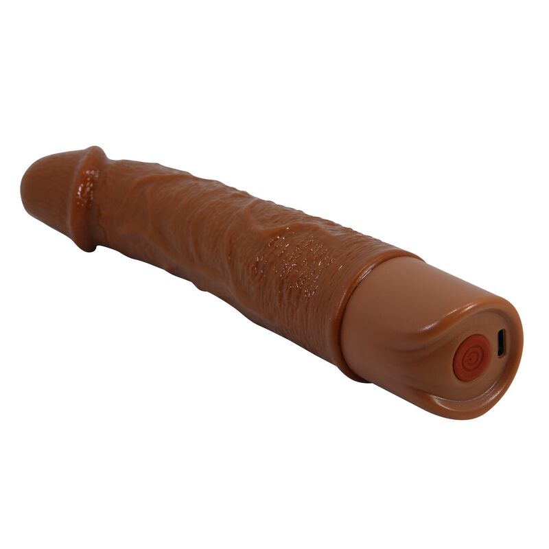 PRETTY LOVE - VIBRADOR REALISTA LEONARDO 20 CM Ø 4 CM MARROM