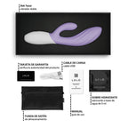 LELO - INA TWIST VIBRADOR DUPLO COELHO PARA PONTO G E CLITÓRIS LAVANDA