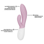LELO - INA TWIST VIBRADOR DUPLO COELHO PARA PONTO G E CLITÓRIS ROSA