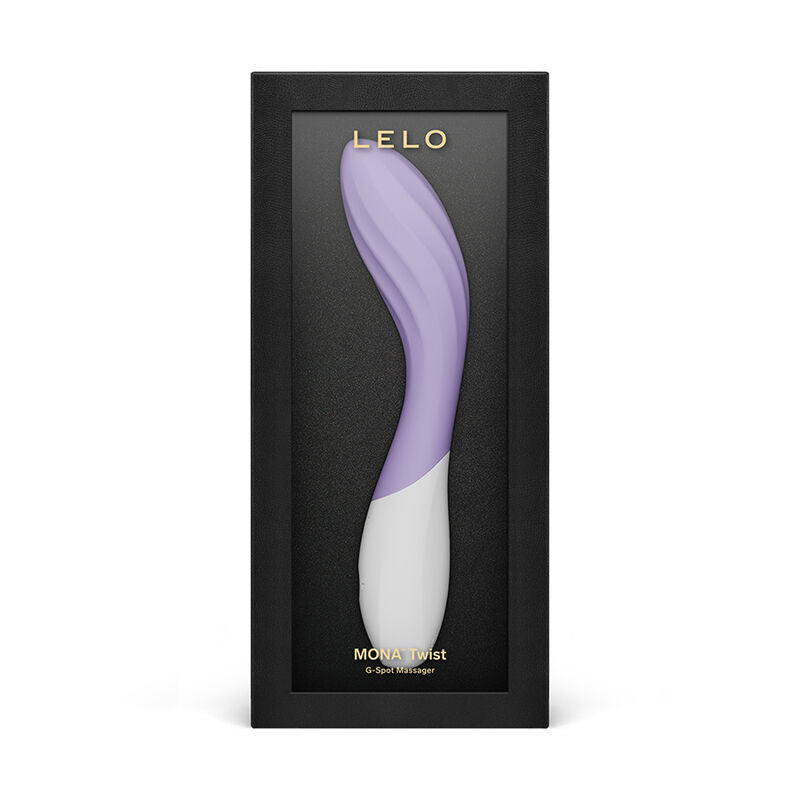 LELO - MONA TWIST VIBRADOR DE PONTO G RECARREGÁVEL COM CONTROLE POR APLICATIVO LAVANDA