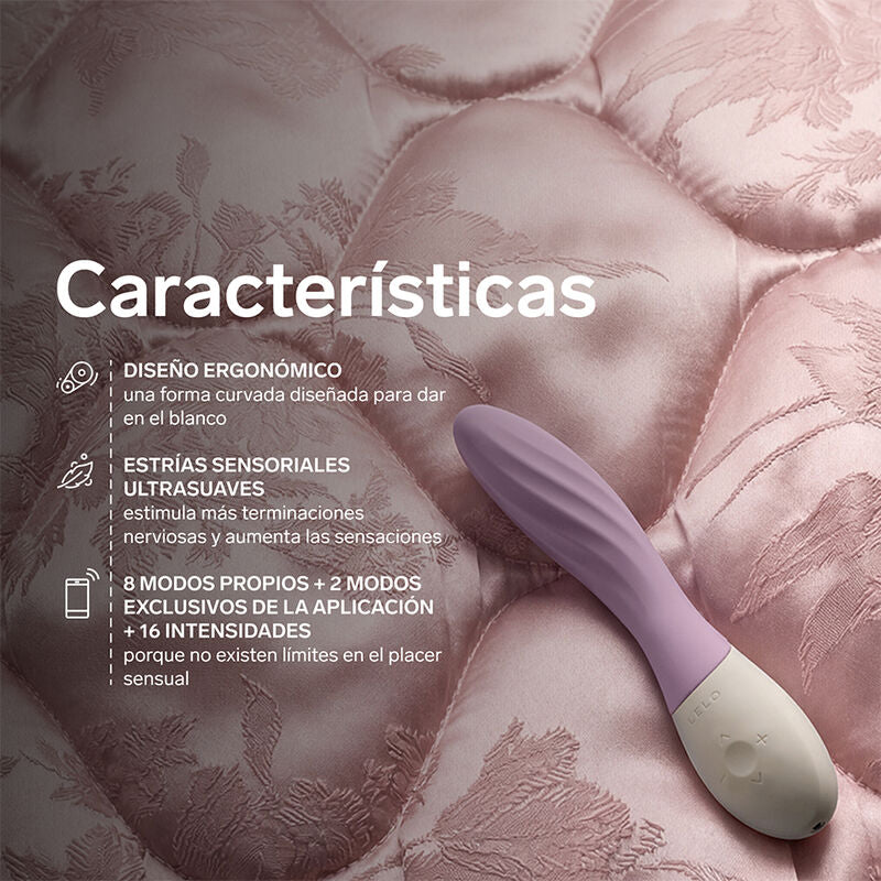LELO - MONA TWIST VIBRADOR DE PONTO G RECARREGÁVEL COM CONTROLE POR APLICATIVO LAVANDA