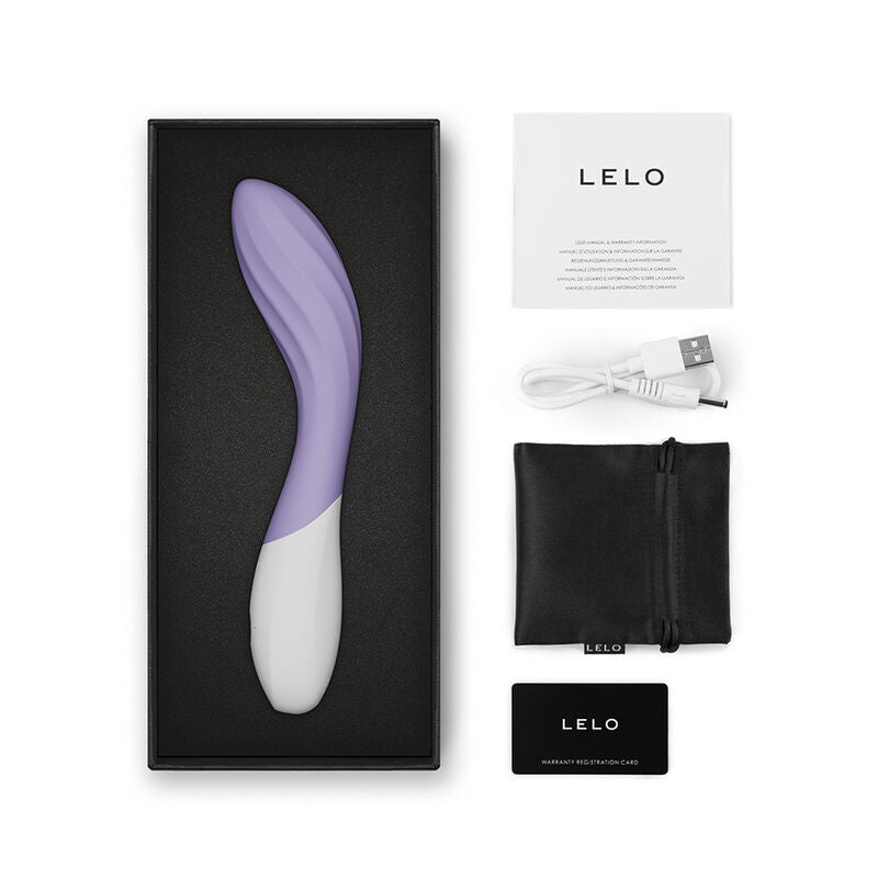 LELO - MONA TWIST VIBRADOR DE PONTO G RECARREGÁVEL COM CONTROLE POR APLICATIVO LAVANDA