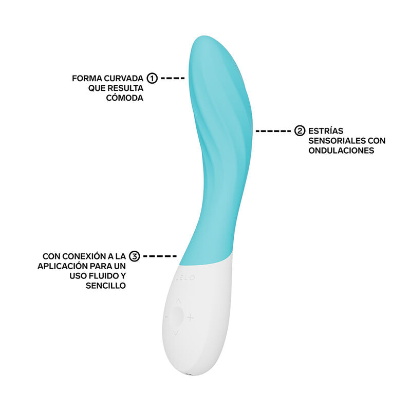 LELO - MONA TWIST VIBRADOR DE PONTO G RECARREGÁVEL COM CONTROLE POR APLICATIVO LAVANDA
