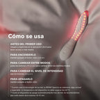 LELO - MONA SPECTRA MASSAGEADOR ÍNTIMO DE LUZ VERMELHA RECARREGÁVEL CONTROLADO POR APLICATIVO