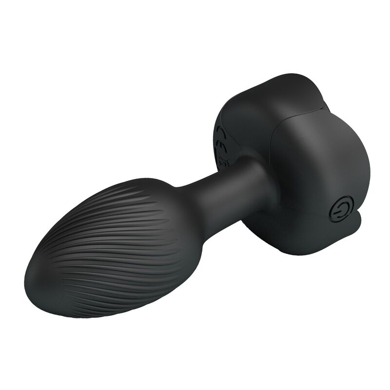 PRETTY LOVE - PLUG ANAL VIBRATÓRIO RECARREGÁVEL COM 10 MODOS - PRETO