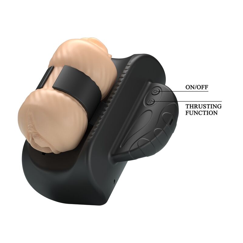PRETTY LOVE - MASTURBADOR AUTOMÁTICO COM EMPURRAÇÃO USB QUIRIN PRETO
