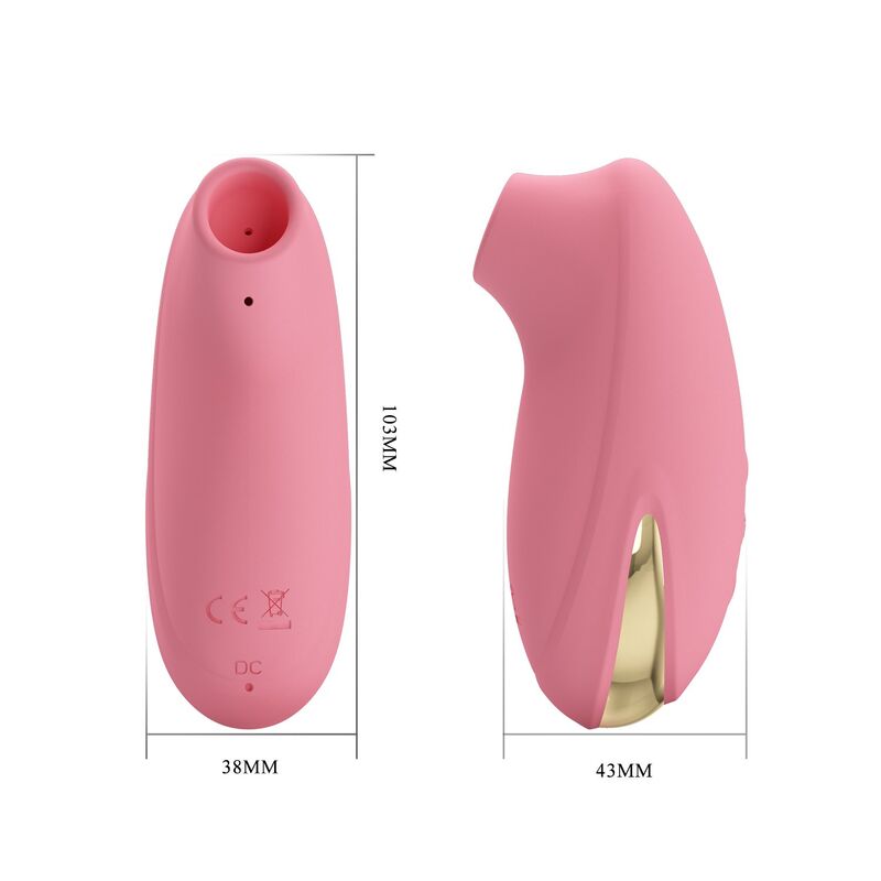 PRETTY LOVE - ESTIMULADOR DE SUCÇÃO CLITORIAL OTIS 7 MODOS ROSA