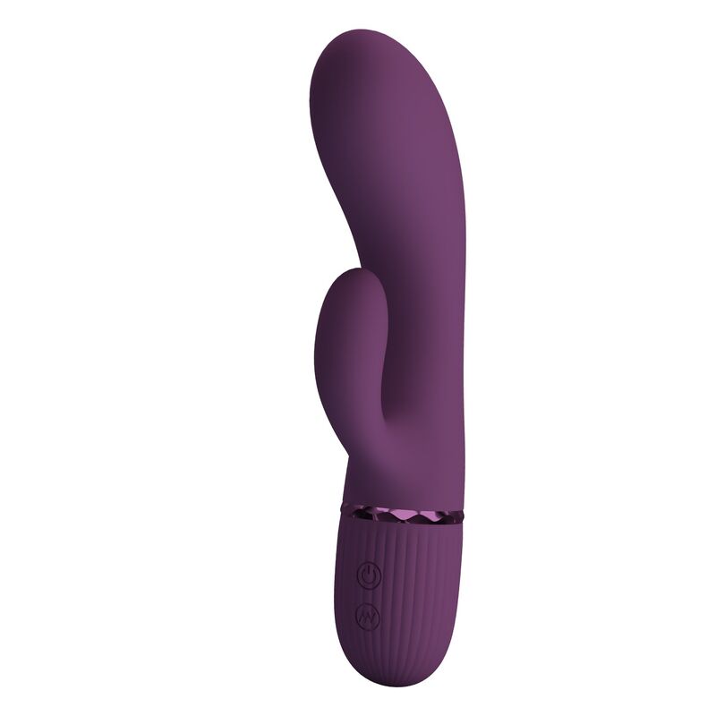 PRETTY LOVE - MARGIE VIBRADOR COELHO RECARREGÁVEL COM 10 FUNÇÕES ROXO