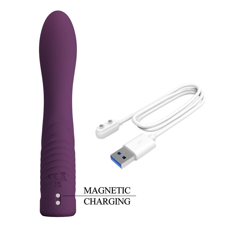 PRETTY LOVE - VIBRADOR COELHO RECARREGÁVEL OLIVIA COM 10 FUNÇÕES
