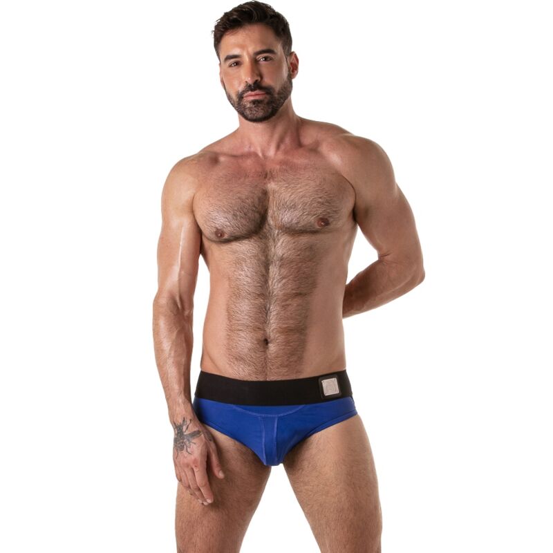 LOCKER GEAR - CUECA SUSPENSA COM CÓS LARGO AZUL L