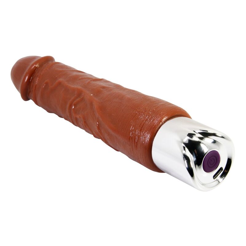 PRETTY LOVE - VIBRADOR REALISTA PROFISSIONAL 23,5 CM Ø 4,8 CM MARROM