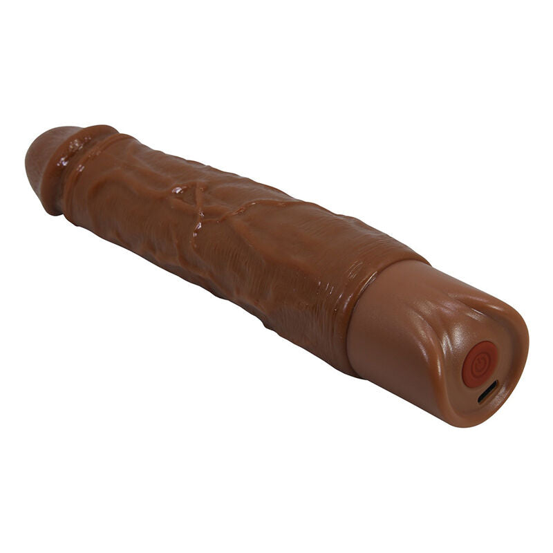 PRETTY LOVE - VIBRADOR REALISTA OWEN 22,5 CM Ø 4,5 CM MARROM