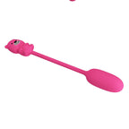 PRETTY LOVE - VIBRADOR BULLET RECARREGÁVEL OLSON COM CONTROLE REMOTO COM FIO ROSA