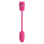 PRETTY LOVE - VIBRADOR BULLET RECARREGÁVEL OLSON COM CONTROLE REMOTO COM FIO ROSA