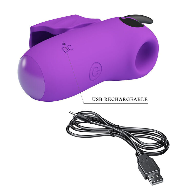 PRETTY LOVE - ESTIMULADOR DE DEDOS RECARREGÁVEL ROXO MAGIC DEVIL