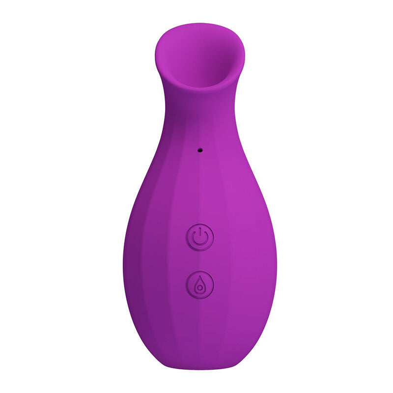 PRETTY LOVE - GARRAFA MÁGICA ESTIMULADOR CLITORIANO RECARREGÁVEL POR SUCÇÃO - ROXO