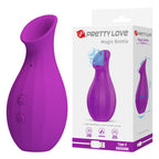 PRETTY LOVE - GARRAFA MÁGICA ESTIMULADOR CLITORIANO RECARREGÁVEL POR SUCÇÃO - ROXO