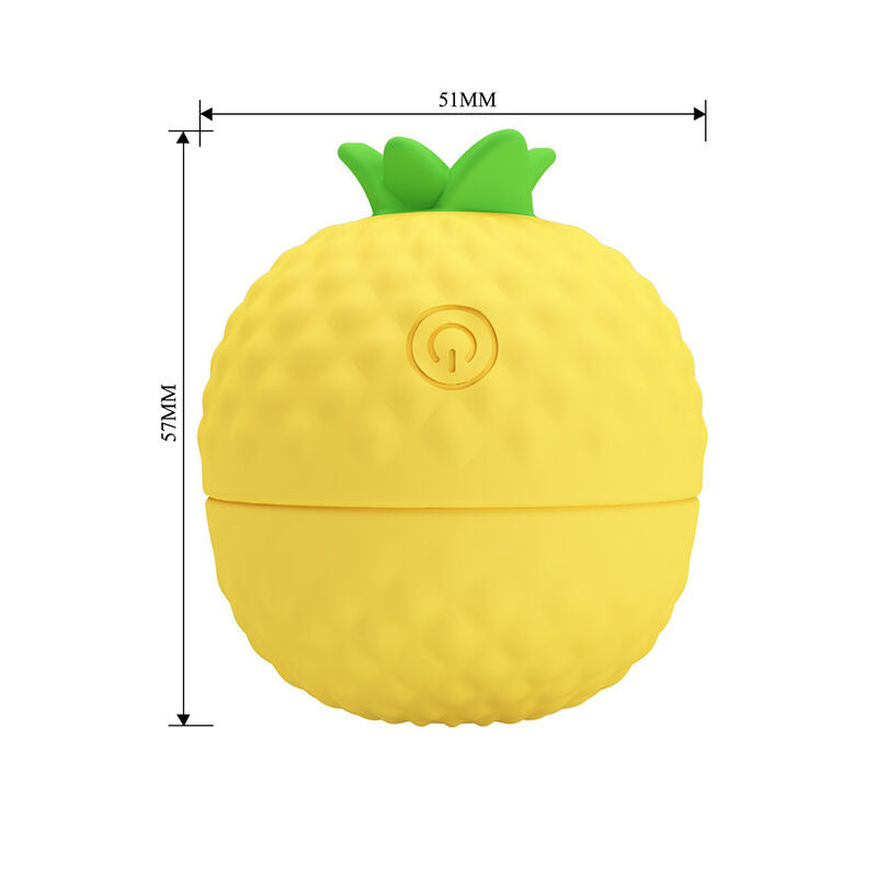 PRETTY LOVE - ESTIMULADOR CLITORIANO RECARREGÁVEL COM SUCÇÃO E IMPULSÃO AMARELO