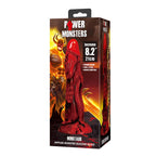 POWER MONSTERS - DILDO FANTASIA MINOTAURO COM VENTOSA 21 CM Ø 5 CM VERMELHO E PRETO