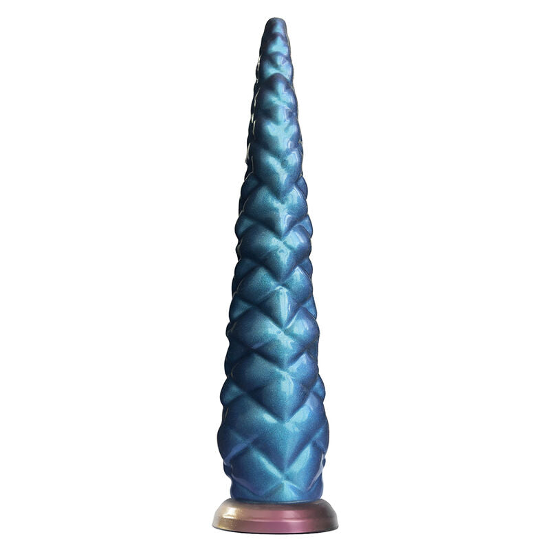 POWER MONSTERS - DILDO DE SILICONE FANTASIA TRICOLOR COM TENTÁCULOS ABISSAIS 46 CM Ø 7 CM