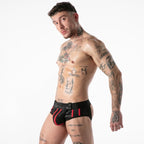 LOCKER GEAR - CUECA SUSTENIDO COM ACESSO MILITAR COMPLETO VERMELHA M