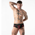 LOCKER GEAR - CUECA JOCK STOCK COM ACESSO MILITAR COMPLETO VERMELHA TAMANHO XL