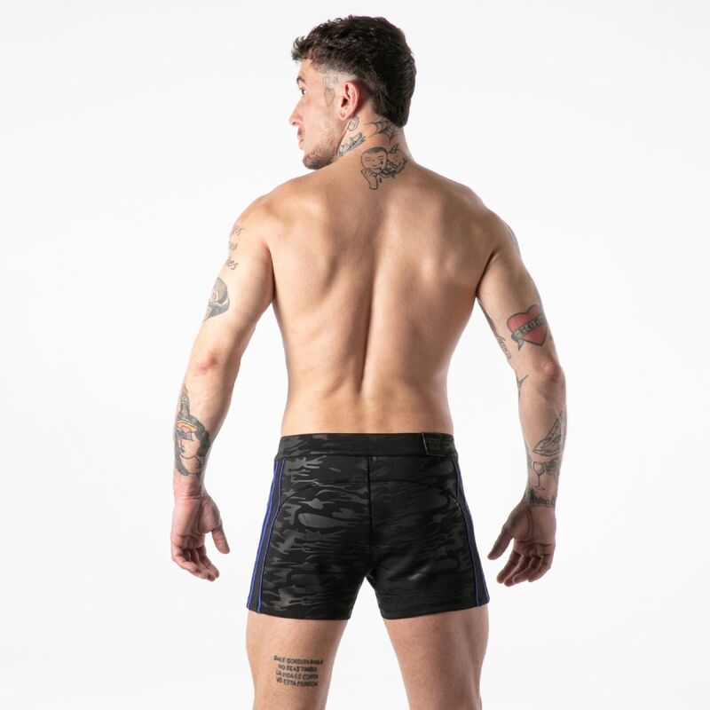 LOCKER GEAR - CAMISETA AZUL FULL MILITAR ACCESS SHORT XL