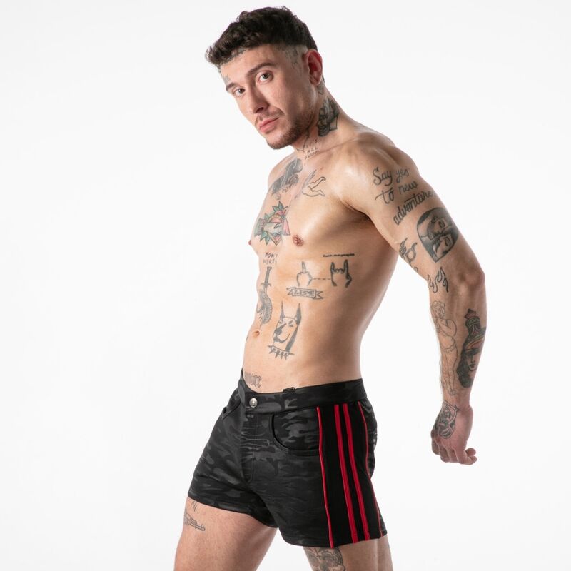 LOCKER GEAR - CURTO VERMELHO M COM ACESSO MILITAR COMPLETO M