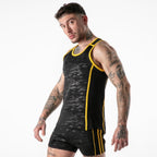 LOCKER GEAR - REGATA AMARELA COM ACESSO MILITAR COMPLETO M