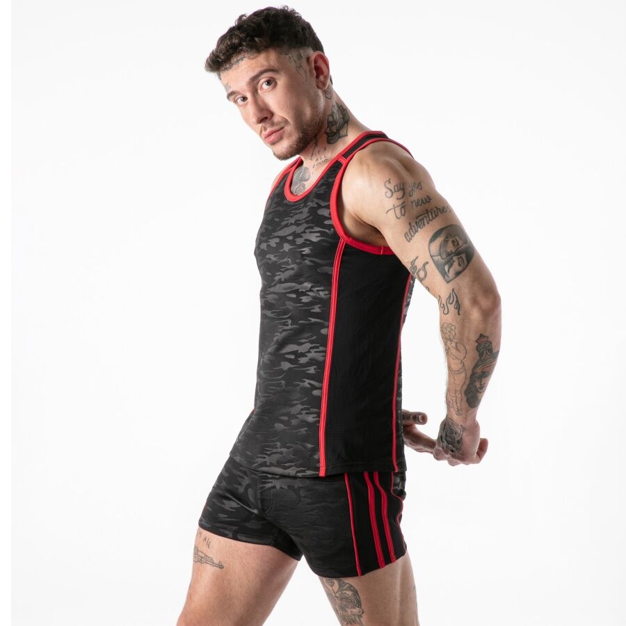LOCKER GEAR - REGATA DE ACESSO MILITAR COMPLETO VERMELHA M