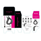 BLACK &amp; SILVER - ANEL VIBRATÓRIO RECARREGÁVEL PARA CASAIS NEO BLACK &amp; SILVER