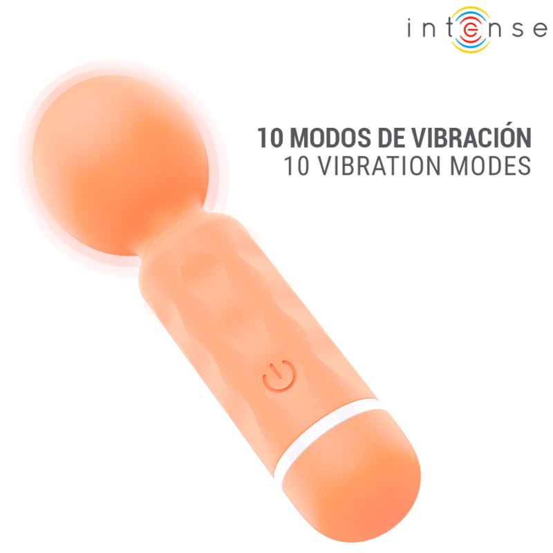 INTENSE - JARED MINI WAND MASSAGER RECARREGÁVEL USB LARANJA