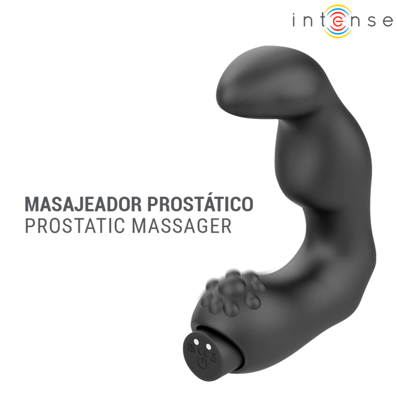 INTENSE - HENRY MASSAGEADOR DE PRÓSTATA RECARREGÁVEL USB PRETO
