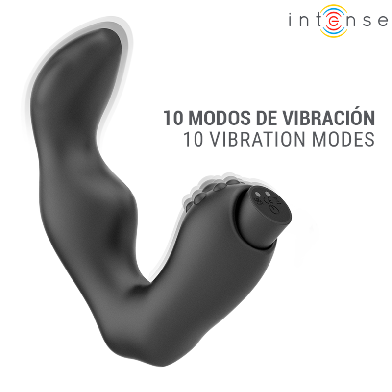 INTENSE - HENRY MASSAGEADOR DE PRÓSTATA RECARREGÁVEL USB PRETO