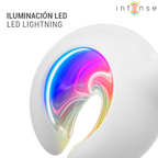 INTENSE - ASTON ESTIMULADOR CLITORIANO DE SUCÇÃO RECARREGÁVEL USB COM VIBRAÇÃO BRANCO