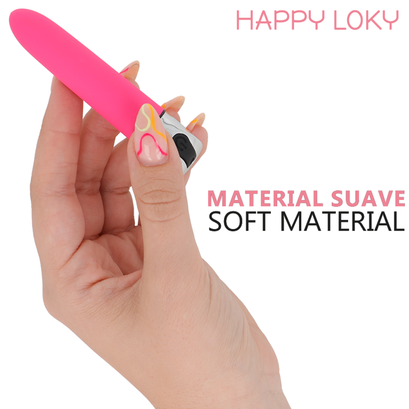 HAPPY LOKY - VIBRADOR MINI RECARREGÁVEL USB PORQUINHO ROSA