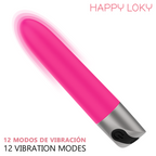 HAPPY LOKY - VIBRADOR MINI RECARREGÁVEL USB PORQUINHO ROSA