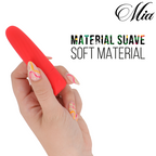 MIA - LUCY ELLEN MINI VIBRADOR RECARREGÁVEL USB VERMELHO