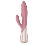 SATISFYER - PEARL BUNNY 1 VIBRADOR COELHO COM PÉROLAS GIRATÓRIAS TERRACOTA