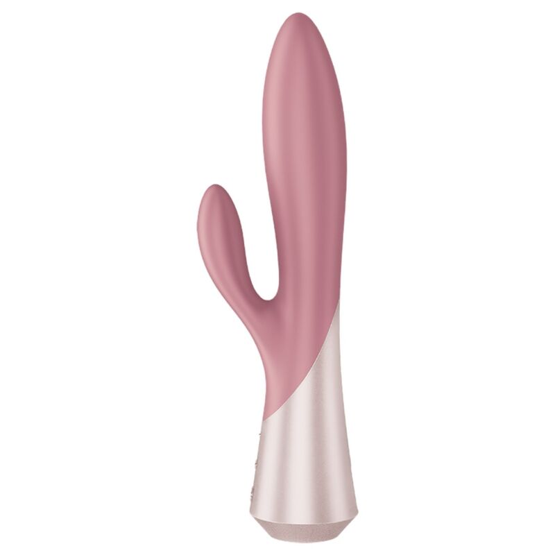 SATISFYER - PEARL BUNNY 1 VIBRADOR COELHO COM PÉROLAS GIRATÓRIAS TERRACOTA
