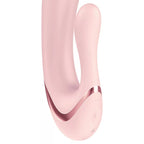 SATISFYER - PEARL BUNNY 3 VIBRADOR COELHO COM PÉROLAS GIRATÓRIAS ROSA CLARO