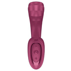 SATISFYER - G FOR GODDESS 3 VIBRADOR DE DUPLA ESTIMULAÇÃO BORGONHA