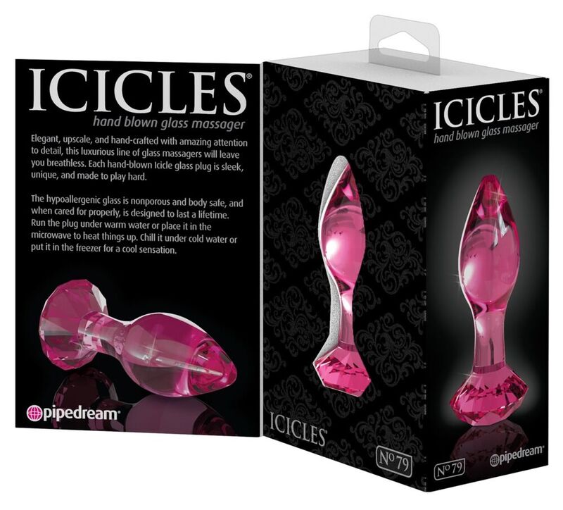 ICICLES - PLUG ANAL DE VIDRO N. 79