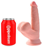 KING COCK - PLUS BOLAS DE BALANO DE DILDO 3D 12.7 CM
